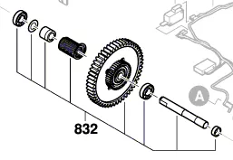 Embrayage réf. 2 609 001 100 Bosch